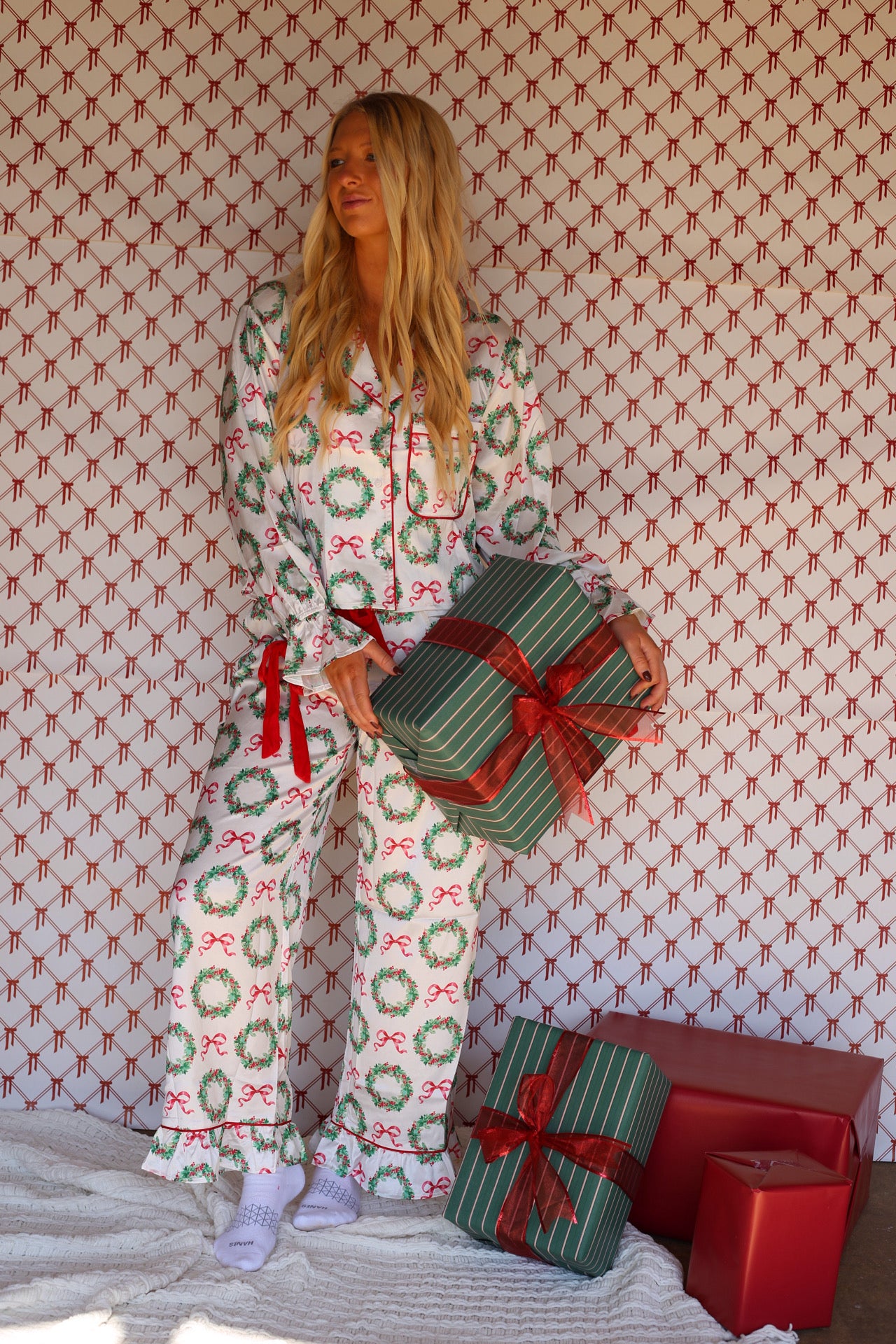 Holly Jolly Stain Pajama Set
