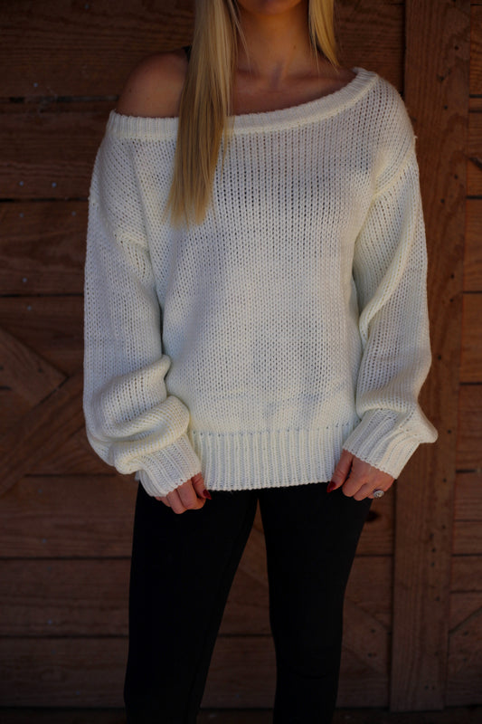 Bella Off The Shoulder Sweater