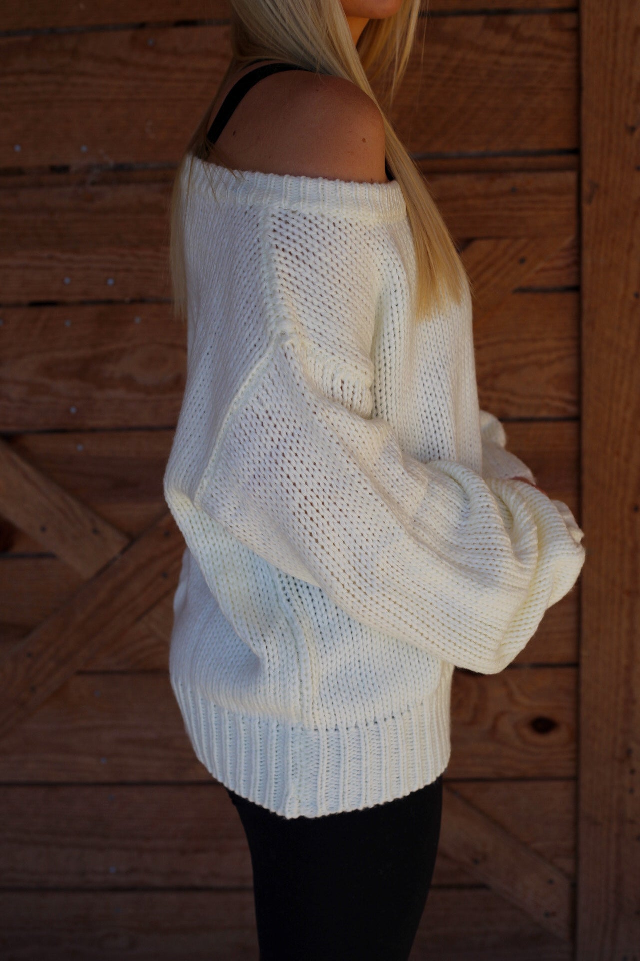 Bella Off The Shoulder Sweater