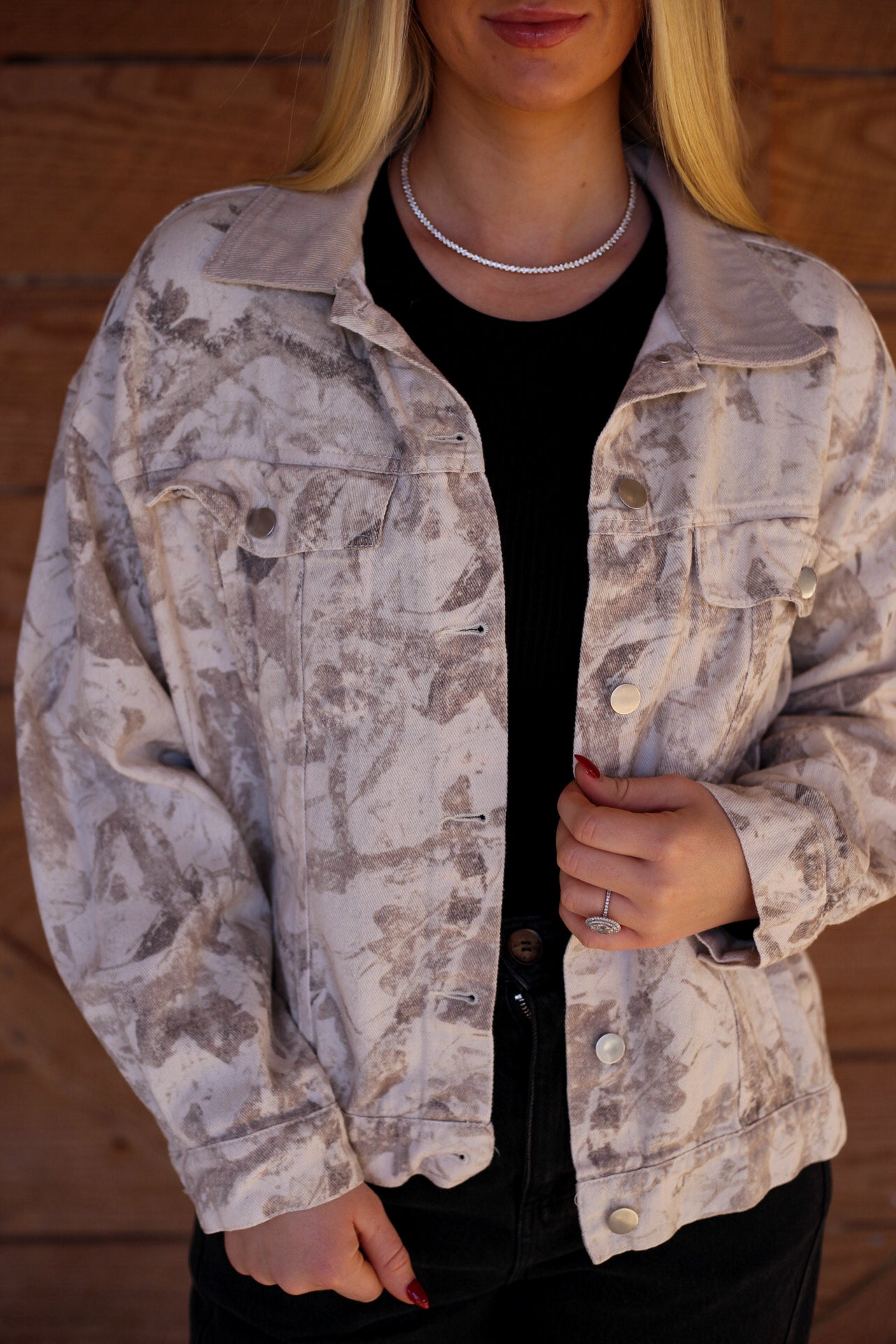 Scout Camo Jacket - Cream/Tan