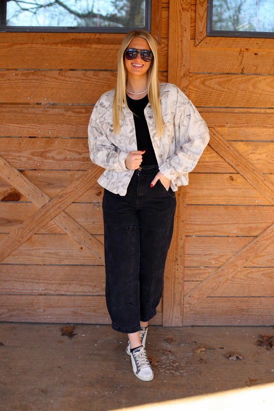 Scout Camo Jacket - Cream/Tan