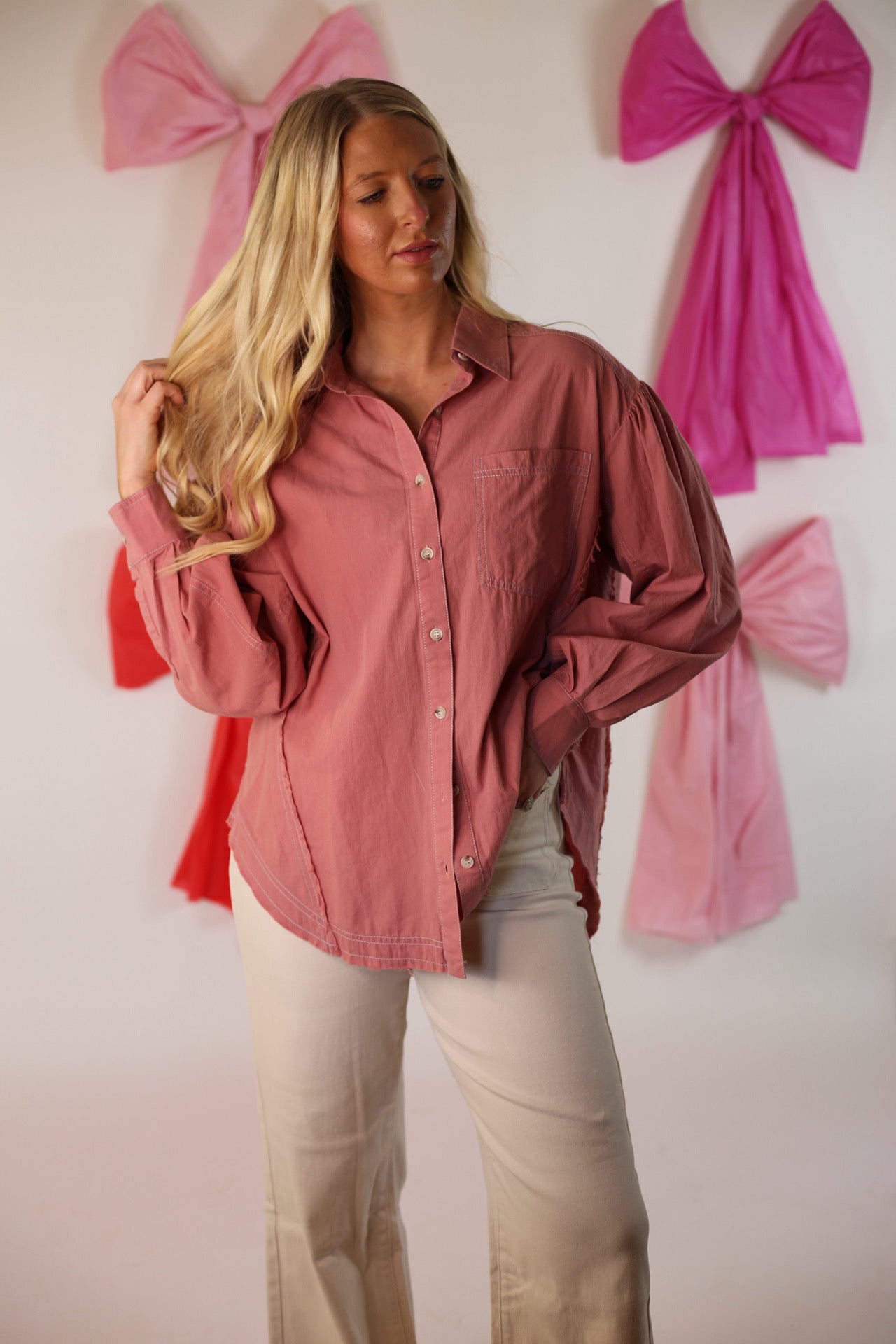 Finishing Touch Button Down