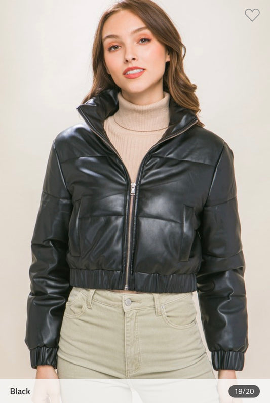 Cropped Puffer Jacket