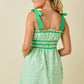 Madison Striped Bow Mini Dress