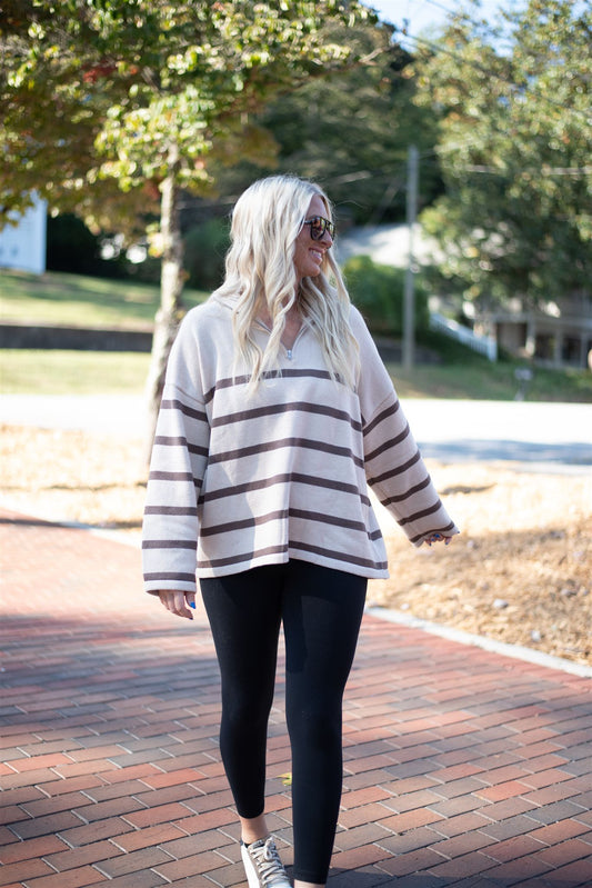 Benny Oversized Striped Sweater