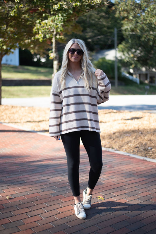 Benny Oversized Striped Sweater