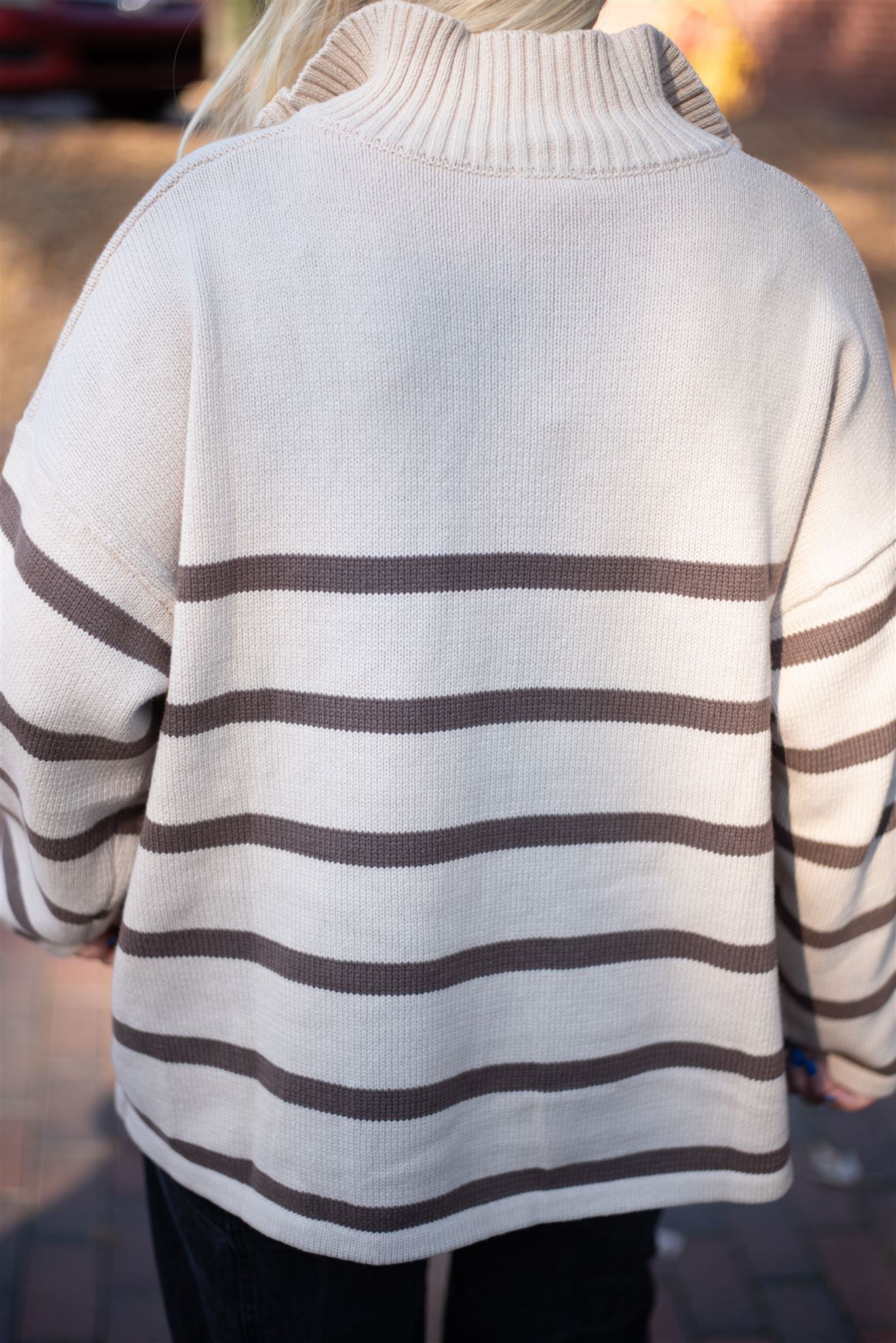 Benny Oversized Striped Sweater