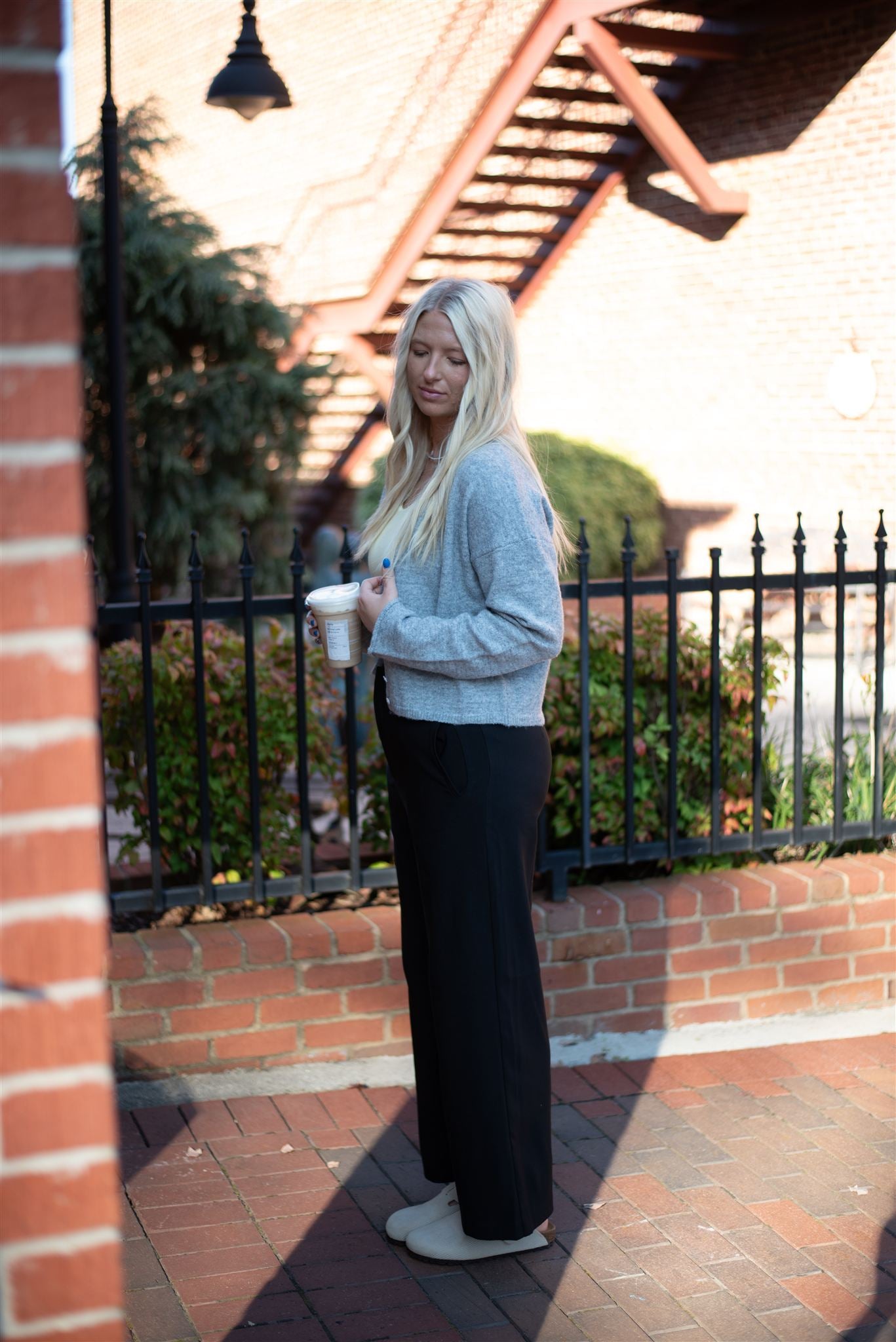 Blair Long Sleeve Cardigan - Grey
