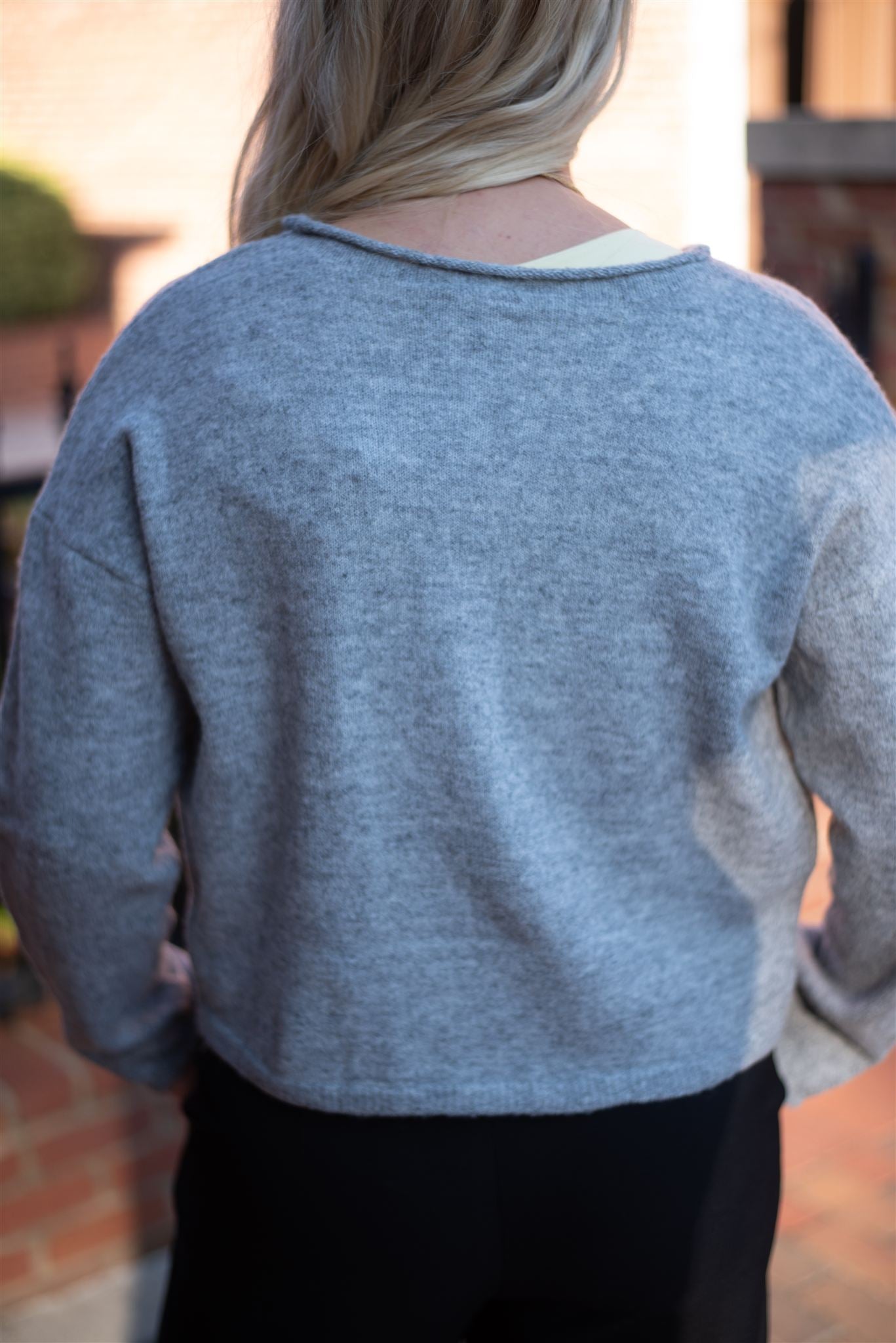 Blair Long Sleeve Cardigan - Grey
