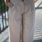 High Waisted Pleated Wide Leg Pants