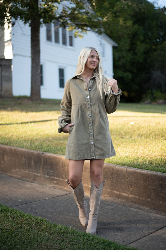 Boxton Denim Mini Dress