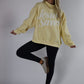 Jesus Saves Mock Neck Sweatshirt - Yellow