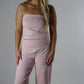 Coming Home Striped Sweatpants - Pink/Ivory