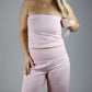 Coming Home Striped Top - Pink/Ivory