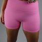 Solid Core Biker Shorts - Hot Pink