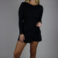 On The Go Tie Romper - Black