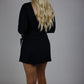 On The Go Tie Romper - Black