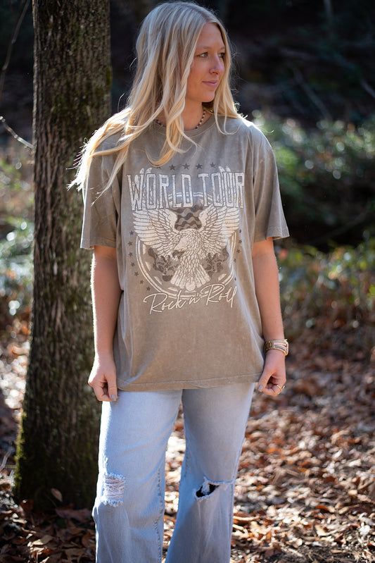 World Tour Rock N Roll Graphic Tee