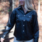 Faux Leather Oversized Shirt FINAL SALE