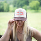 "Say Howdy Stay Rowdy" Trucker Hat - Brown/Tan