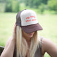 "Say Howdy Stay Rowdy" Trucker Hat - Brown/Tan