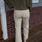 Trista Raw Edge Pants - Beige