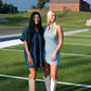 Ellie V-Neck Denim Dress