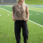 Victoria Button Up Sweater Vest - Coffee