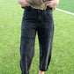 Haven Barrel Jean - Black