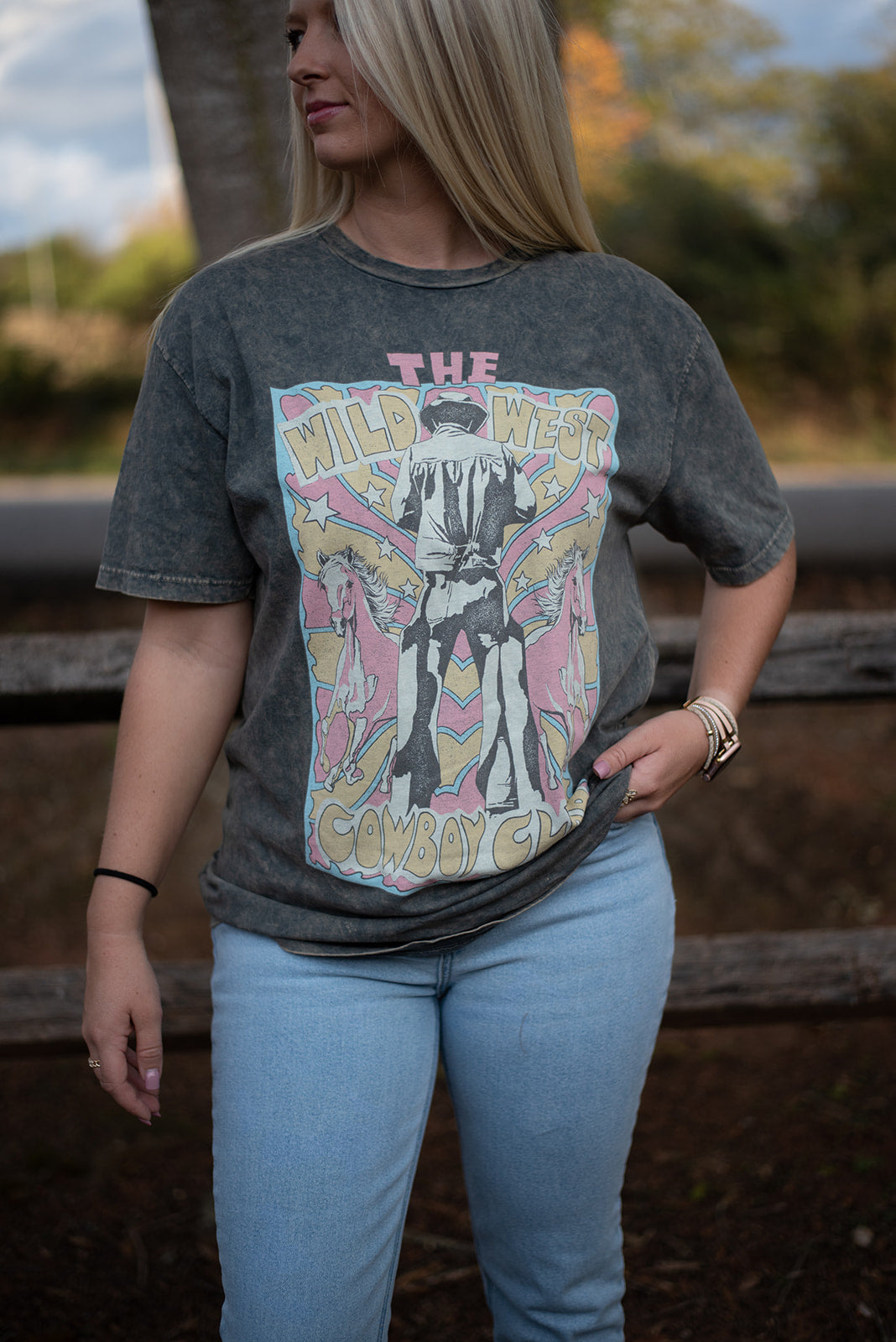 Wild West Cowboy Club Graphic Tee