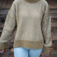 Oaklyn Striped Sweater - Olive