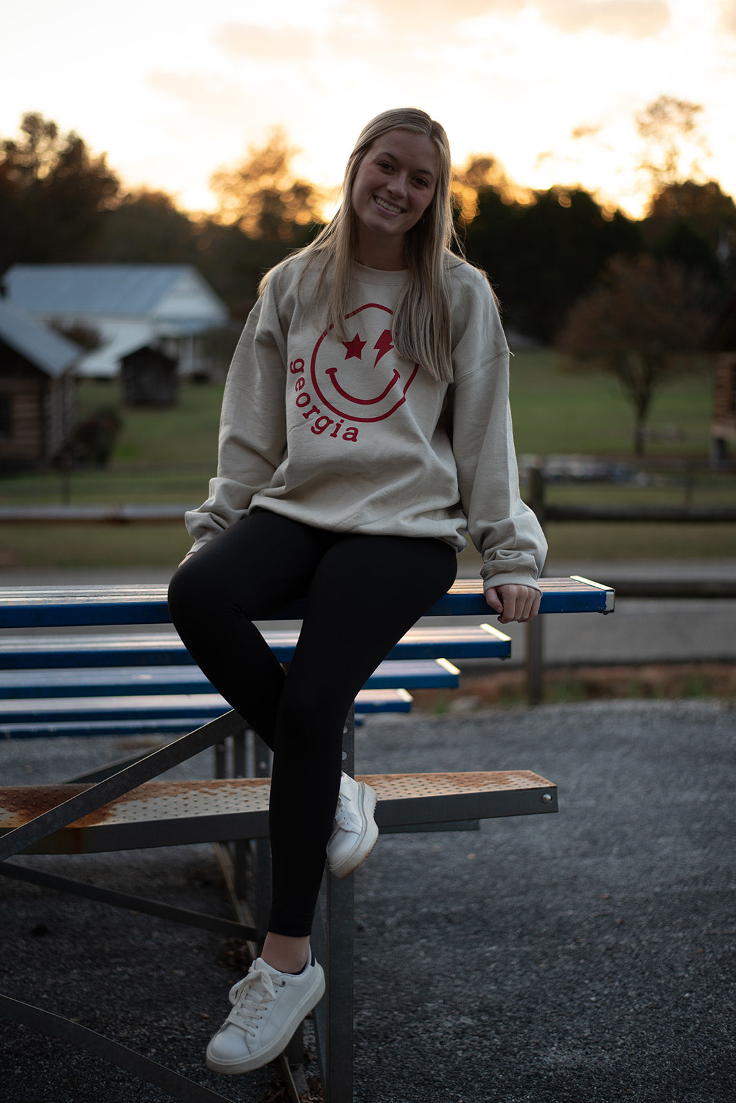 Georgia-Star Bolt Crewneck