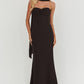 Smith Strapless Maxi Dress - Black