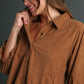 Brown Corduroy Dress FINAL SALE