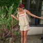Emily Linen Tie Top