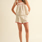 Emily Linen Tie Top