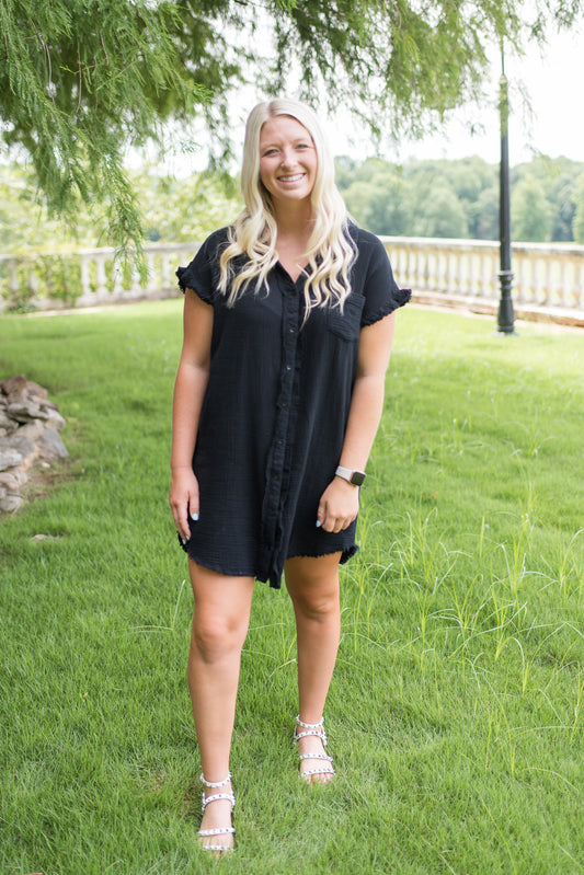 Summer Time Black Dress