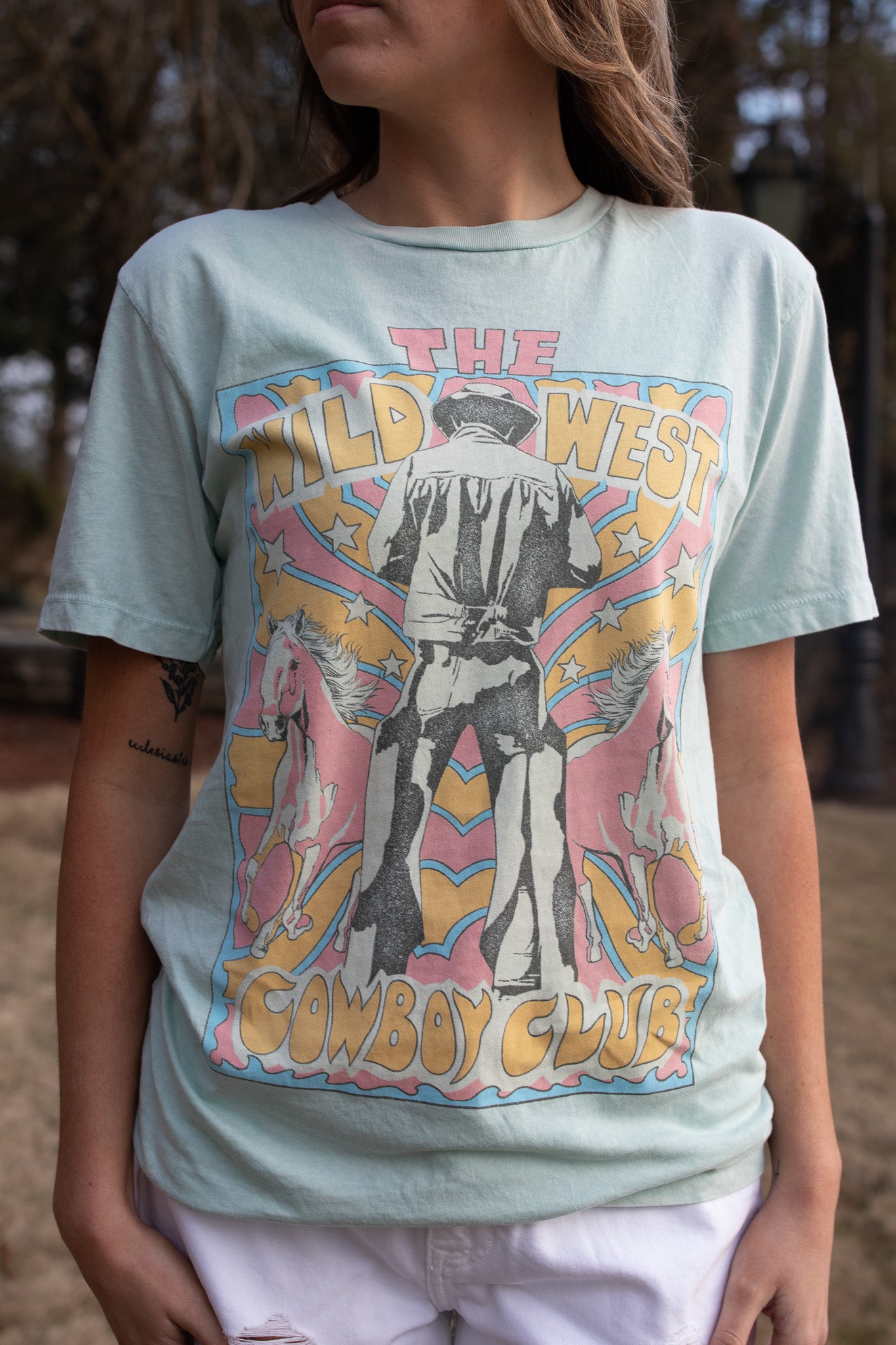 Wild West Cowboy Club Graphic Tee