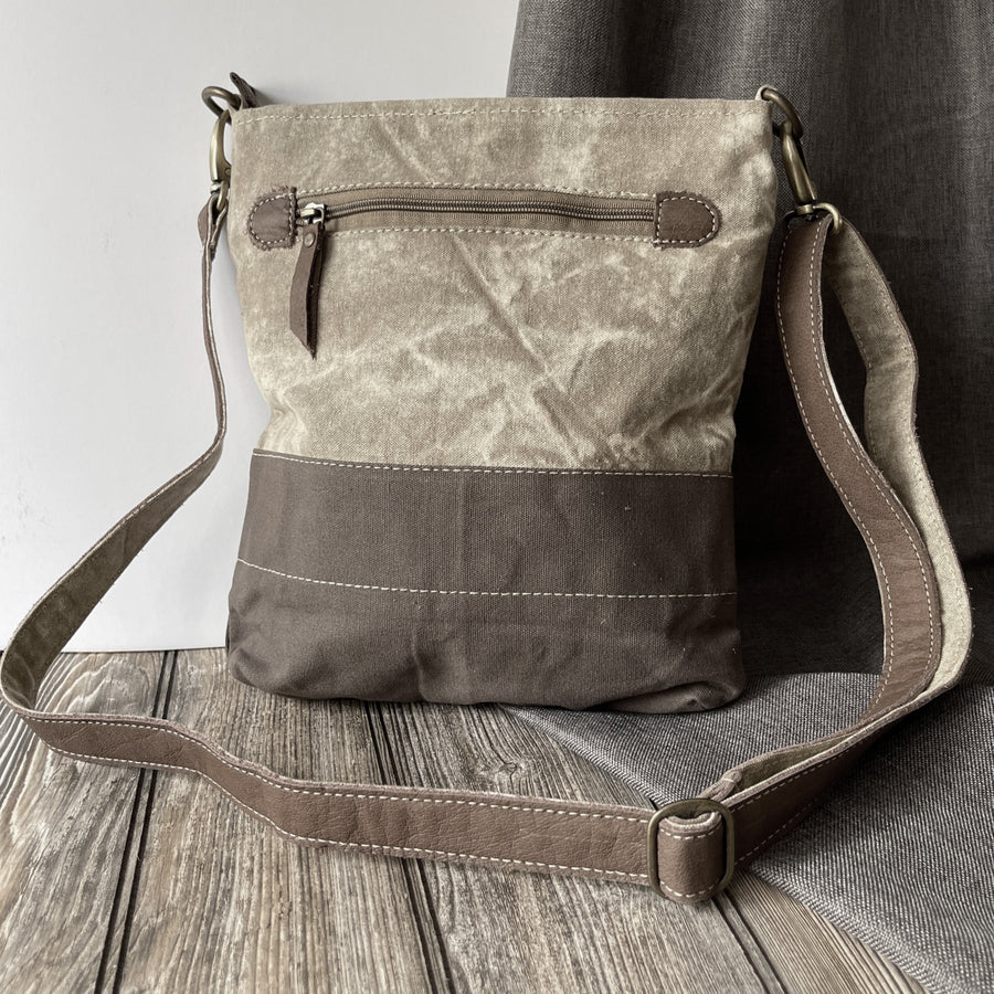 Leather Star Vintage Messenger Crossbody Bag