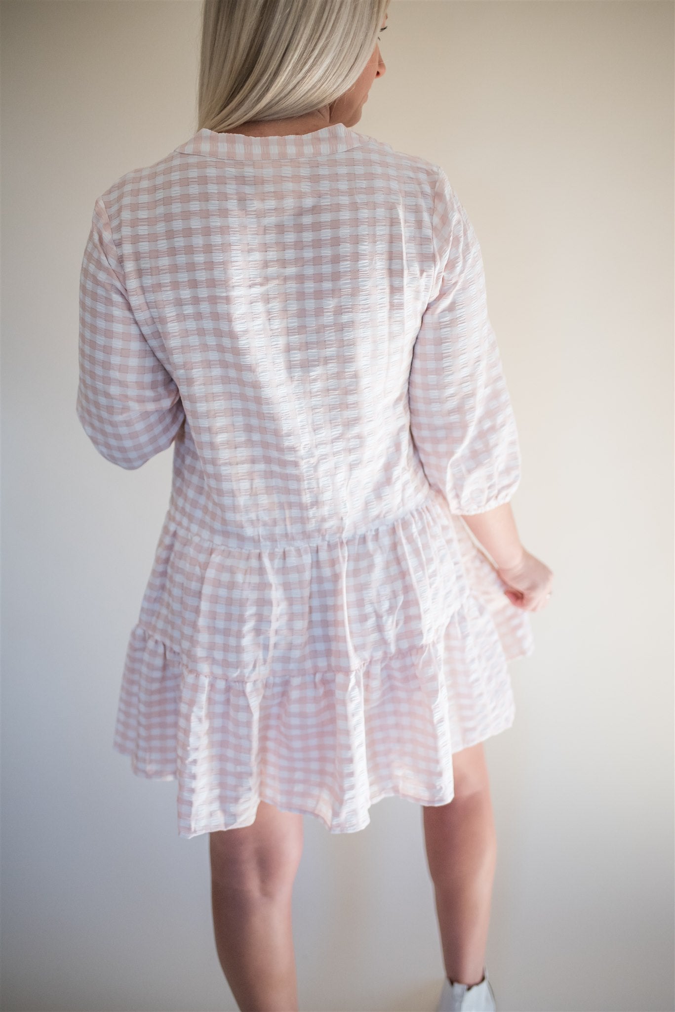 Sunday Gingham Babydoll Dress