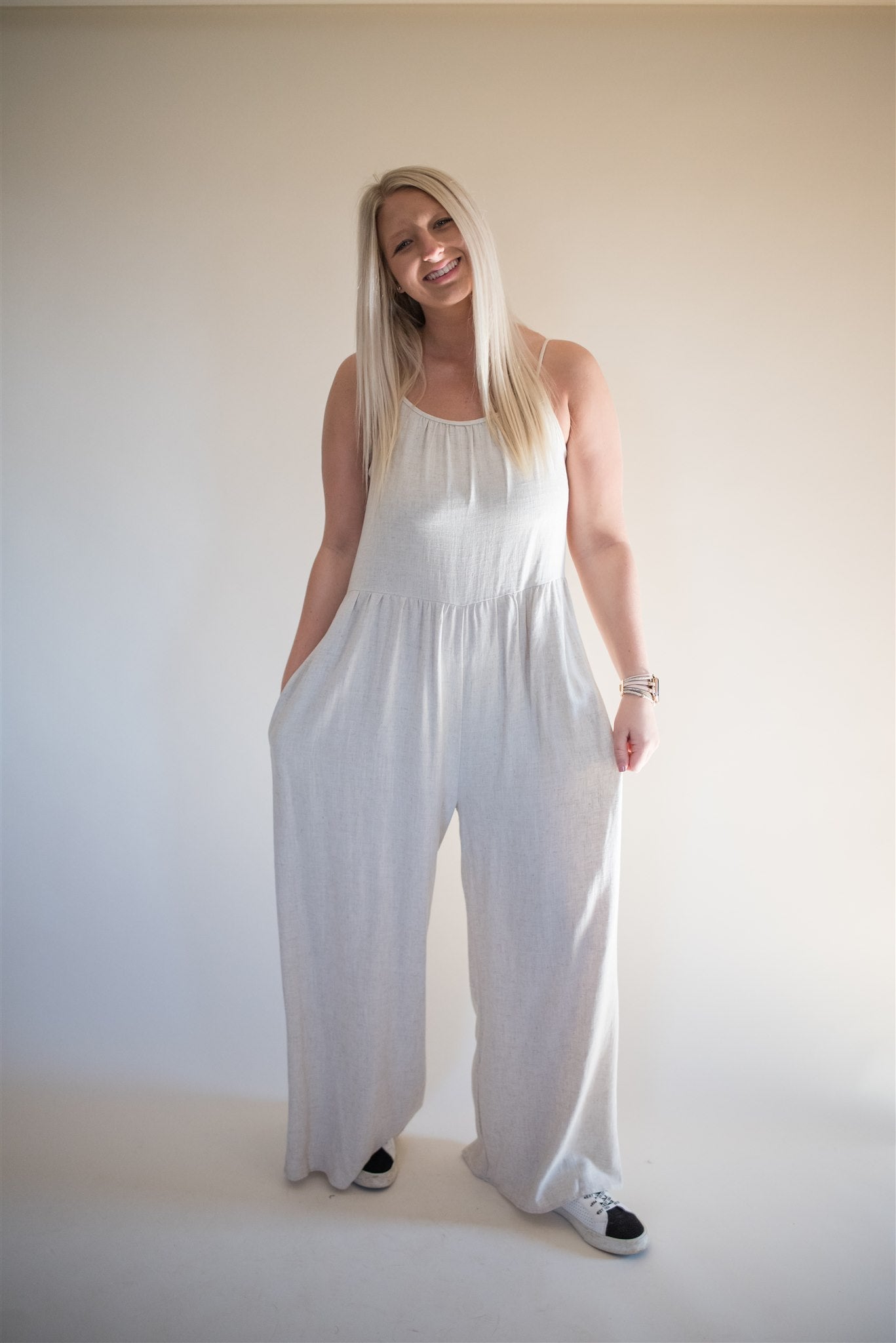 Everyday Brunch Linen Jumpsuit FINAL SALE