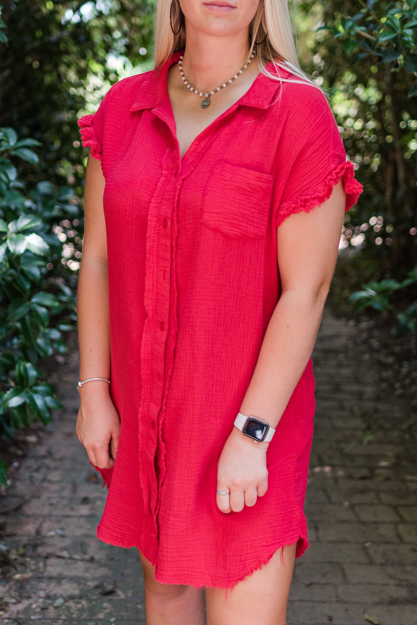 Summer Time Red Dress